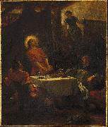 Eugene Delacroix Disciples at Emmaus France oil painting artist